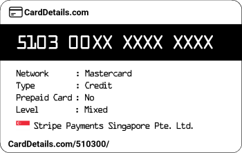 Card Details: 510300