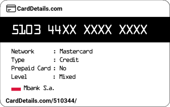 Card Details: 510344