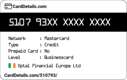 Card Details: 510793