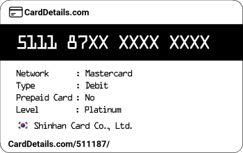 Card Details: 511187