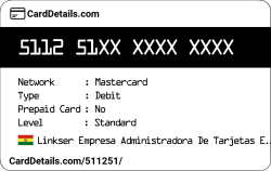 Card Details: 511251
