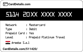Card Details: 511420