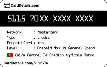 Card Details: 511570