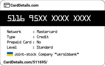 Card Details: 511695