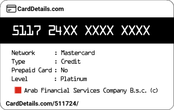 Card Details: 511724