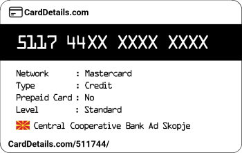 Card Details: 511744