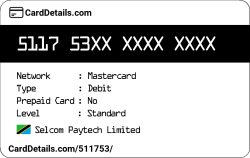 Card Details: 511753