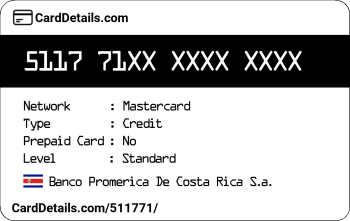 Card Details: 511771