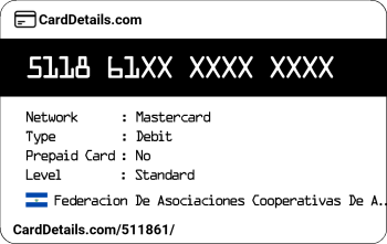 Card Details: 511861