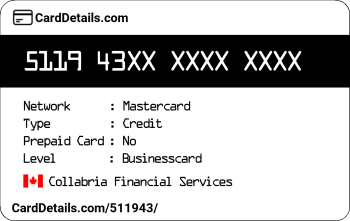 Card Details: 511943