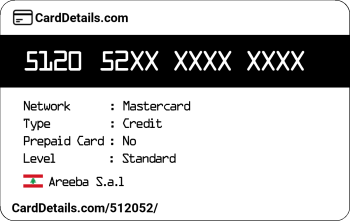 Card Details: 512052
