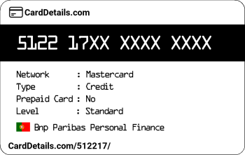 Card Details: 512217
