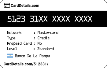Card Details: 512331