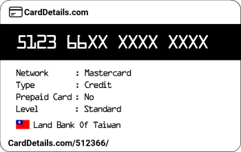 Card Details: 512366