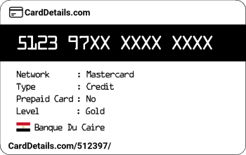 Card Details: 512397