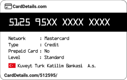 Card Details: 512595