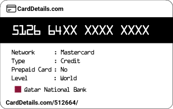 Card Details: 512664