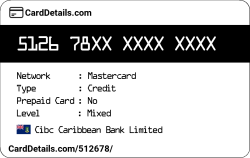 Card Details: 512678