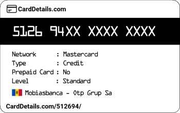Card Details: 512694