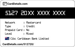 Card Details: 512720