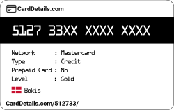 Card Details: 512733