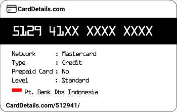 Card Details: 512941