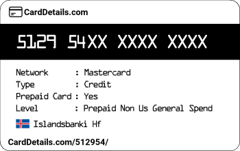 Card Details: 512954