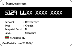 Card Details: 512966