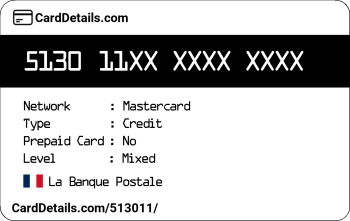 Card Details: 513011