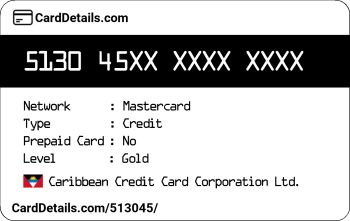 Card Details: 513045