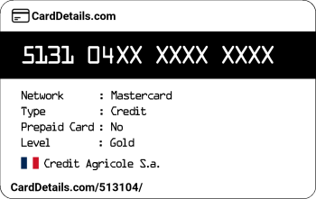 Card Details: 513104