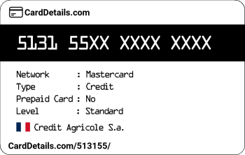 Card Details: 513155