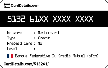 Card Details: 513261