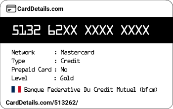 Card Details: 513262