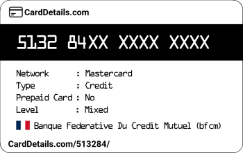 Card Details: 513284