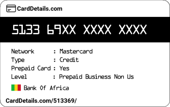Card Details: 513369