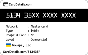Card Details: 513435