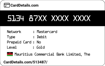 Card Details: 513487