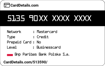 Card Details: 513590