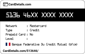 Card Details: 513646