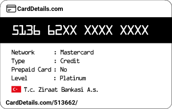 Card Details: 513662