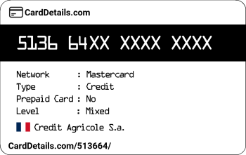 Card Details: 513664