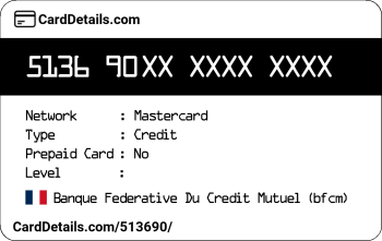 Card Details: 513690