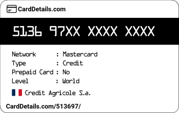 Card Details: 513697