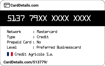 Card Details: 513779
