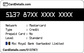 Card Details: 513787