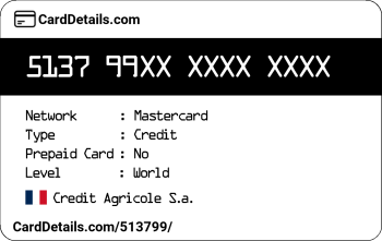 Card Details: 513799