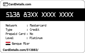 Card Details: 513883