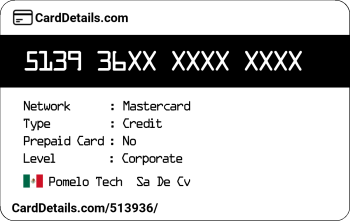 Card Details: 513936
