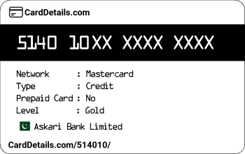 Card Details: 514010
